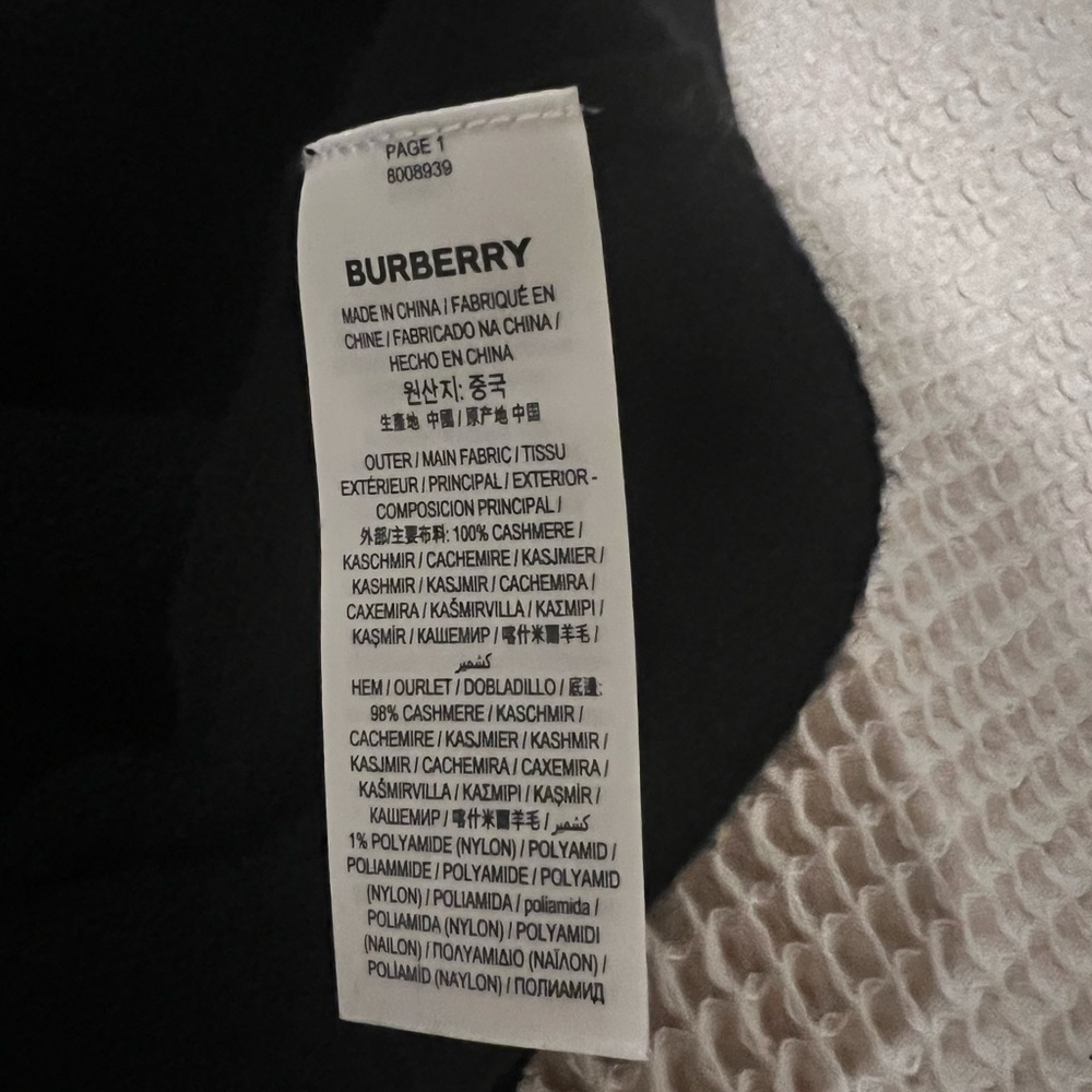 Burberry Eyre Cashmere Sweater - Sz. S - Picture 4 of 10